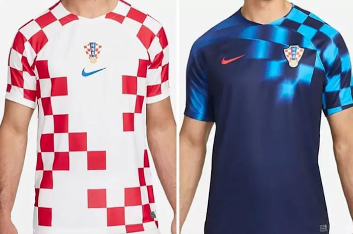 Croatia's 2022 World Cup jerseys